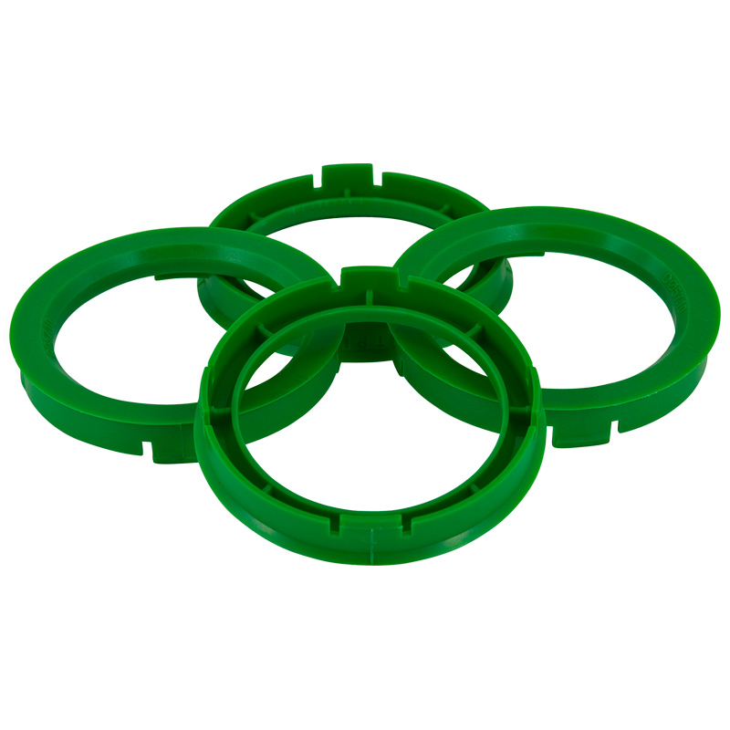 Set TPI Hub Centric Rings - 76.0->57.1mm - Green