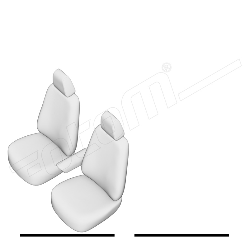 New York Design Artificial leather seat covers 1+1  Maxus E-Deliver 3 2020-