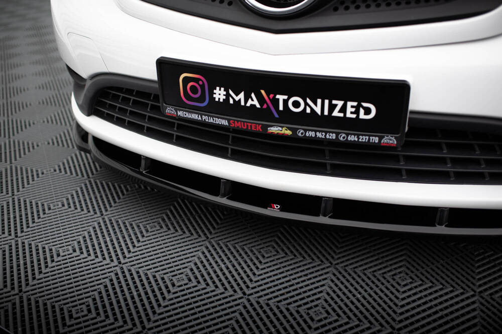 Voorspoiler passend voor Mercedes Benz Citan Maxton Glans Zwart