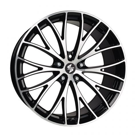 Velgen EtaBeta Piuma zwart polish 9.5x22 5x127 ET35