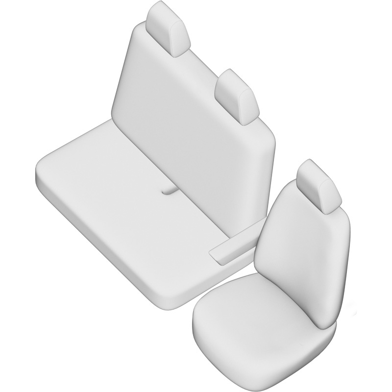New York Design Artificial leather seat covers 2+1  Mercedes Sprinter 2018- (Comfortline)