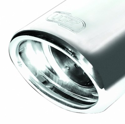 Muffler Fiat Grande Punto 2005-2013 RVS eindstuk 95x65mm Ovaal
