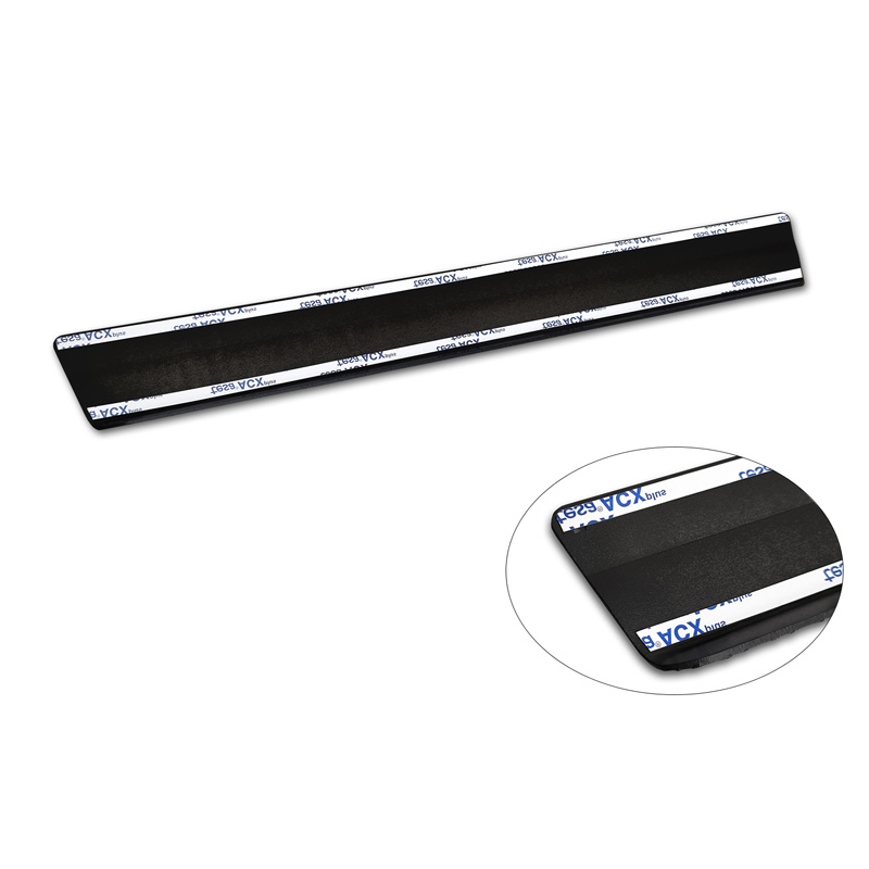 Aluminium door sill protectors 'Riffled Plate'  Toyota Aygo X 2022- - 4-pieces - Black