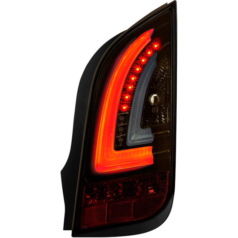 Set LED Tail Lights  Seat Mii 2011- - Black/Smoke/Gold