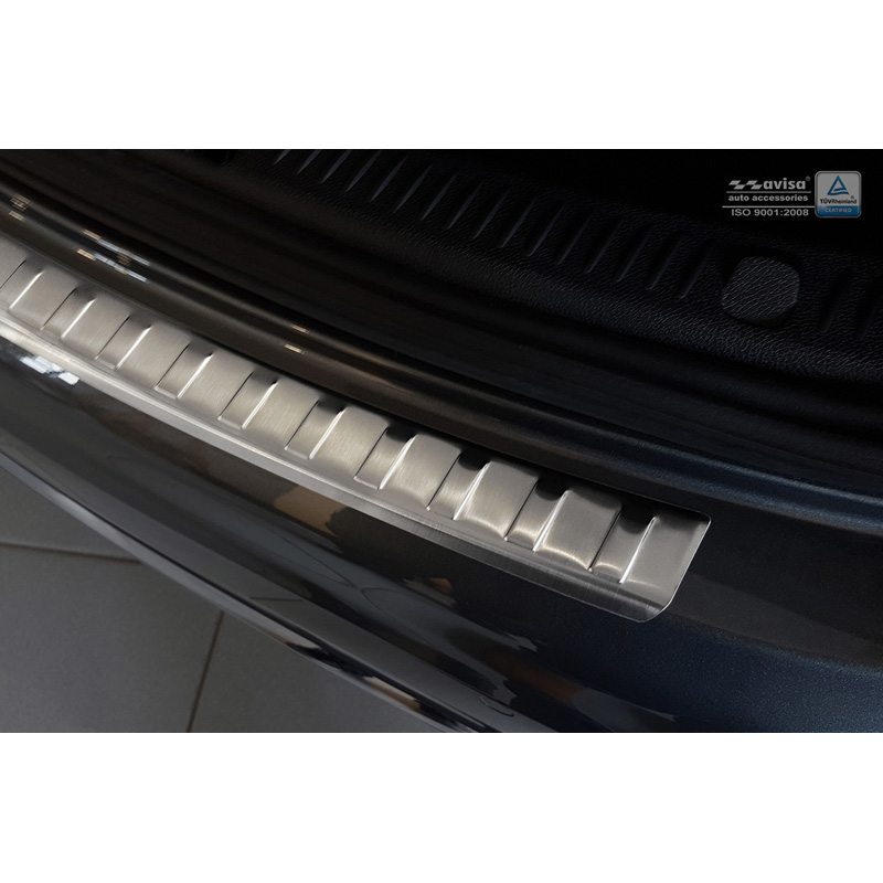 Stainless Steel Rear bumper protector  Mercedes E-Class W213 Sedan 2016-2020 & FL 2020-2023 'Ribs'