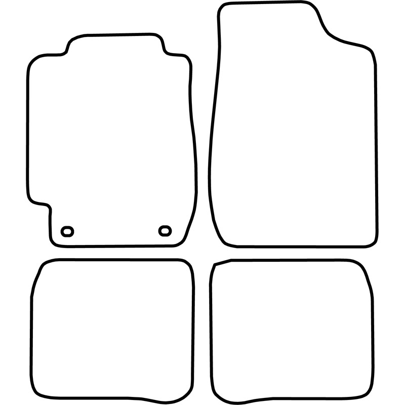 Set velour car mats  Toyota Corolla 1992-1997