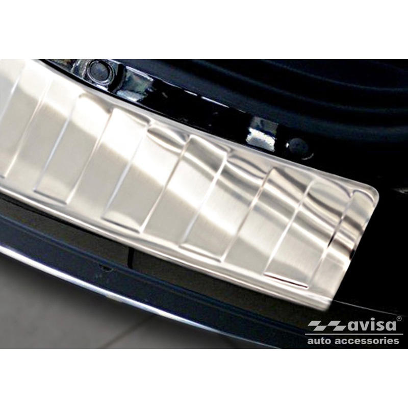 Stainless Steel Rear bumper protector  Renault Grand Scenic 2009-2013 & FL 2013-2016 'Ribs'