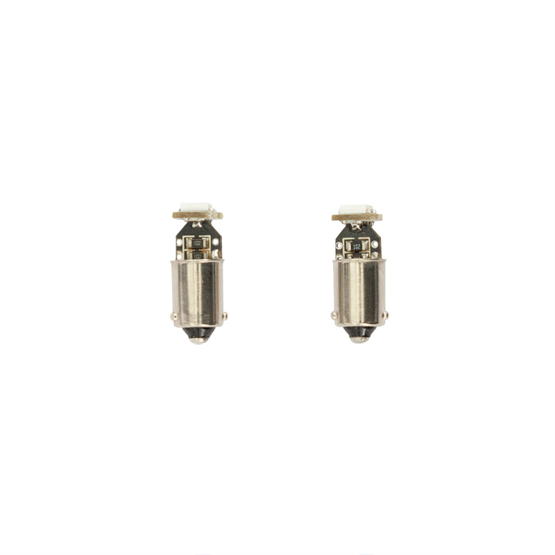 BAX9S (H6) SMD/LED DC (reverse pole) Bulbs 12V Xenon-Optics White, set of 2 pieces, with CAN-bus resistance