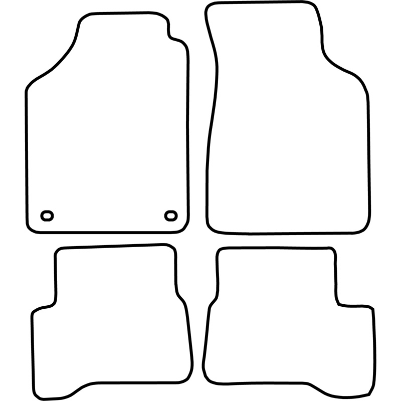 Set car mats  Mazda 323 1989-1994