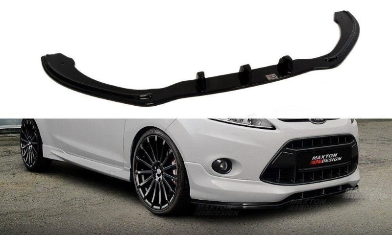 Voorspoiler Ford Fiesta ST-Line Mk7 Glanzend Zwart