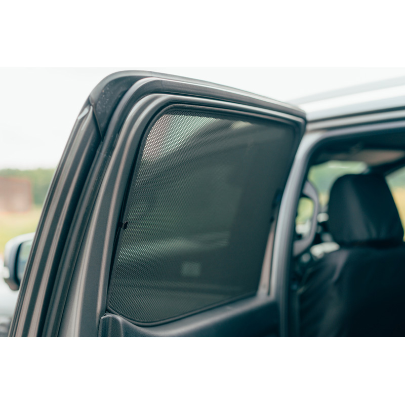 Set Car Shades (rear side doors)  Ford Ranger 4 doors 2023- (2-pieces)