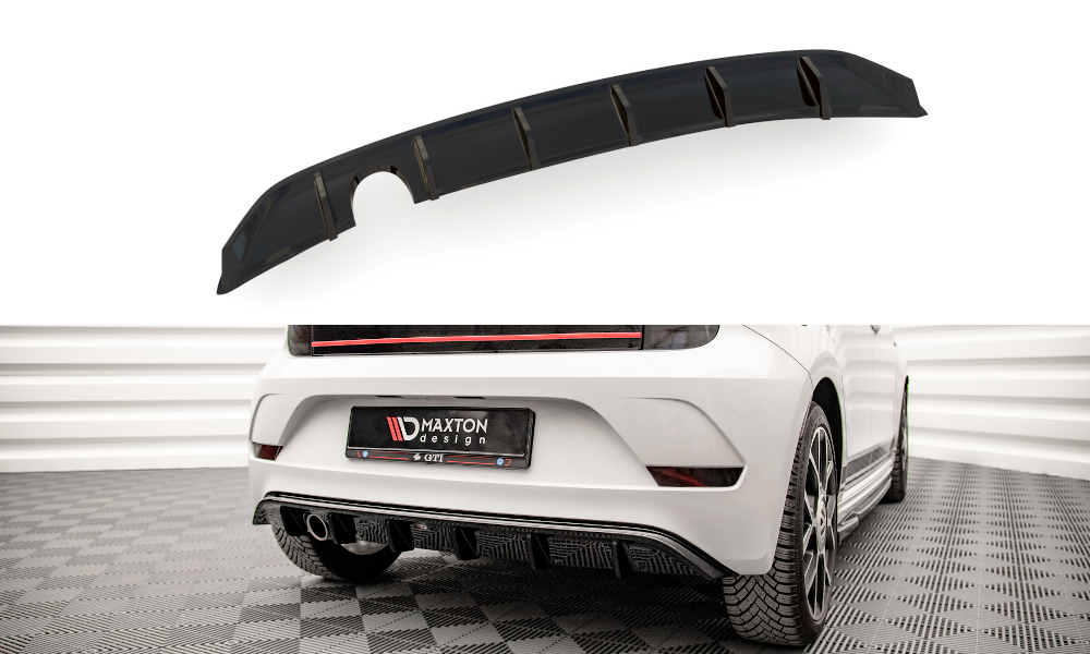 Diffuser passend voor VW Up! GTI Maxton Glans Zwart