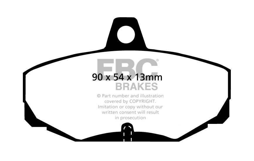 EBC Brakes FORD Granada 2.0 L 85-92 Remblokken achterzijde