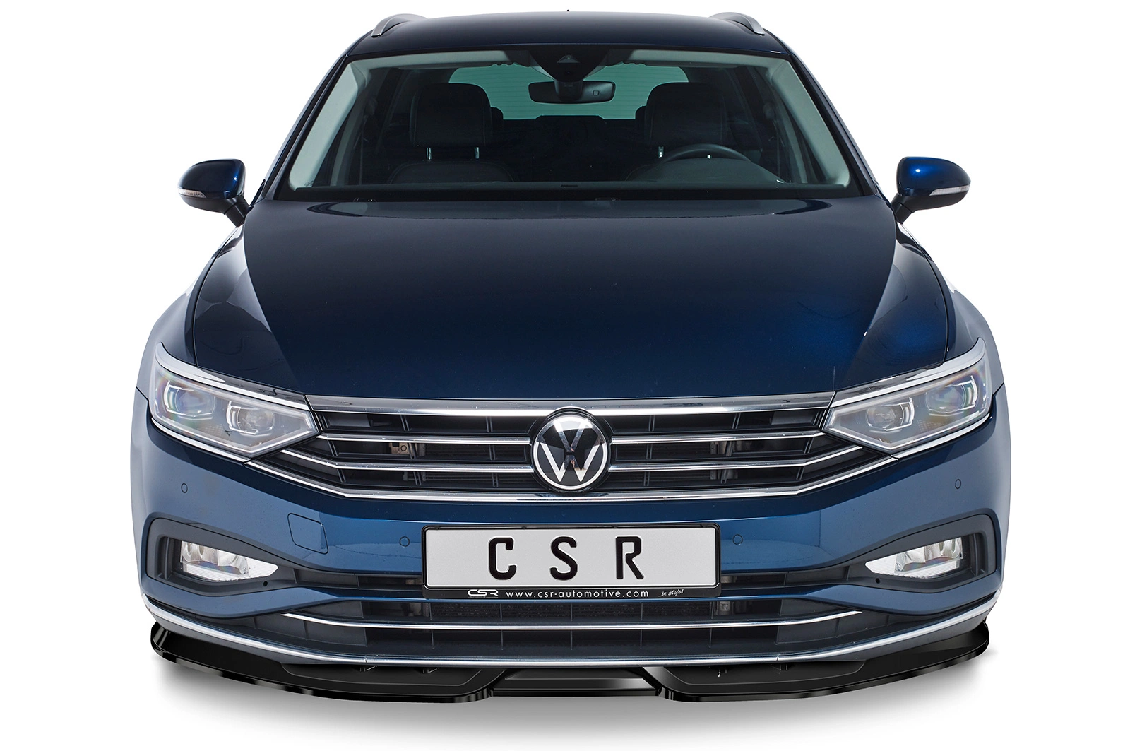 Voorspoiler passend voor VW Passat B8 (Typ 3G) Glans Zwart – 06/2019–