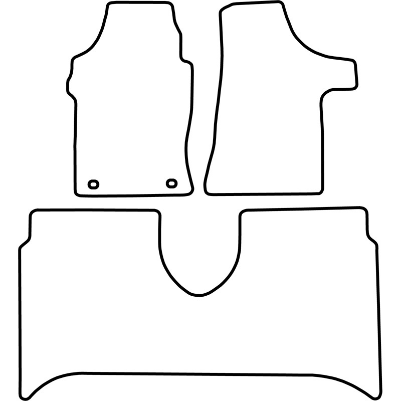 Set velour car mats  Mercedes Viano 2009-2014