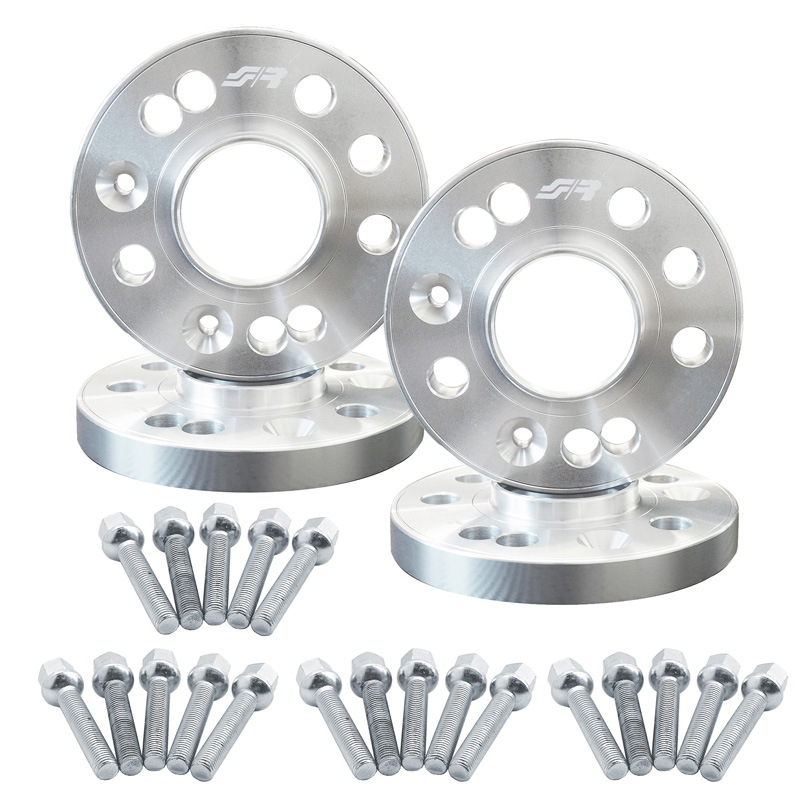 Simoni Racing Aluminium Wheel Spacer Kit - 2x16mm(FA) - 2x20mm(RA) (Hub 57,1mm) including wheel bolts -  Audi various