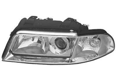 koplamp, Valeo, H7+H7, links Audi A4, 1999-2002