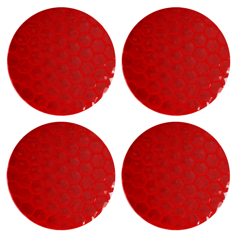 Simoni Racing Sticker set 'Reflective' - Red - Set of 4 pieces