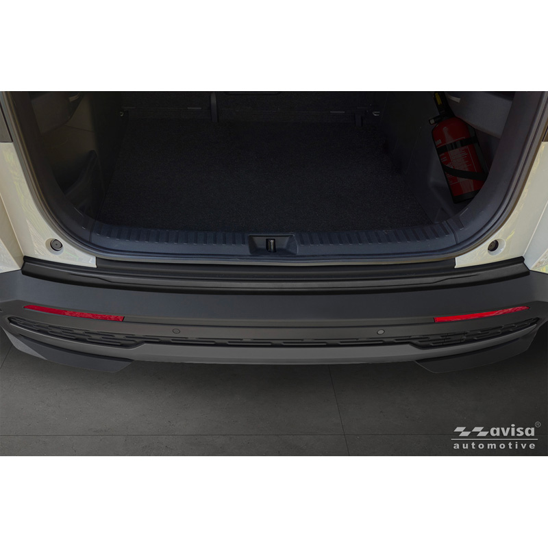 Avisa Stainless Steel Rear Bumper Protector  Skoda Elroq 2024- - Matt Black