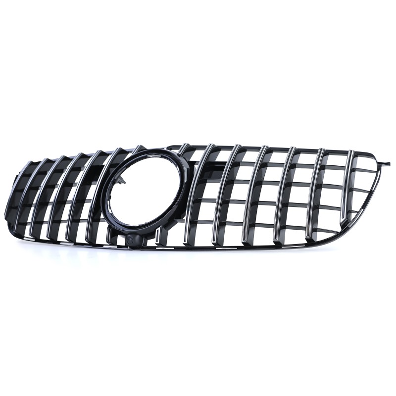 Grill passend voor Mercedes GLS X166 Facelift 15-19 Zwart/Chroom