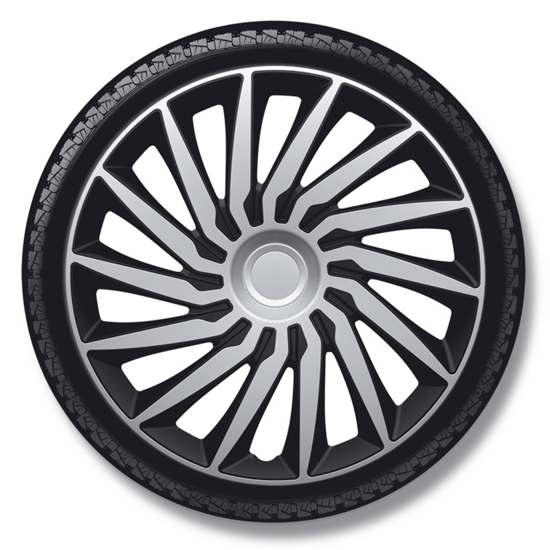 Set wheel covers Kendo 14-inch silver/black