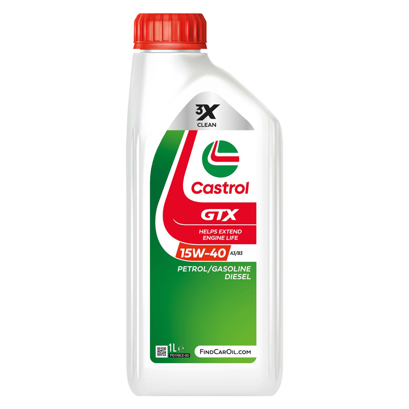 Castrol Oil GTX 15W-40 A3/B3 1-litre