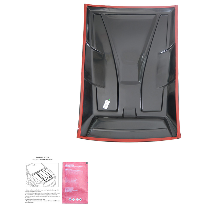 Bonnet Scoop  Nissan Navara NP300 (D23) 2014-2021 - Gloss black