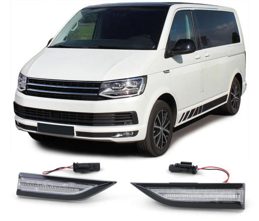 Turn Signals VW T6 Multivan/Transporter Dynamic Tube Black-White
