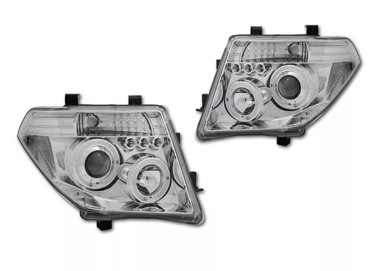 Headlights NISSAN Navara D40 (2004-2009) Pathfinder R51 (2005-2008) Angel Eyes