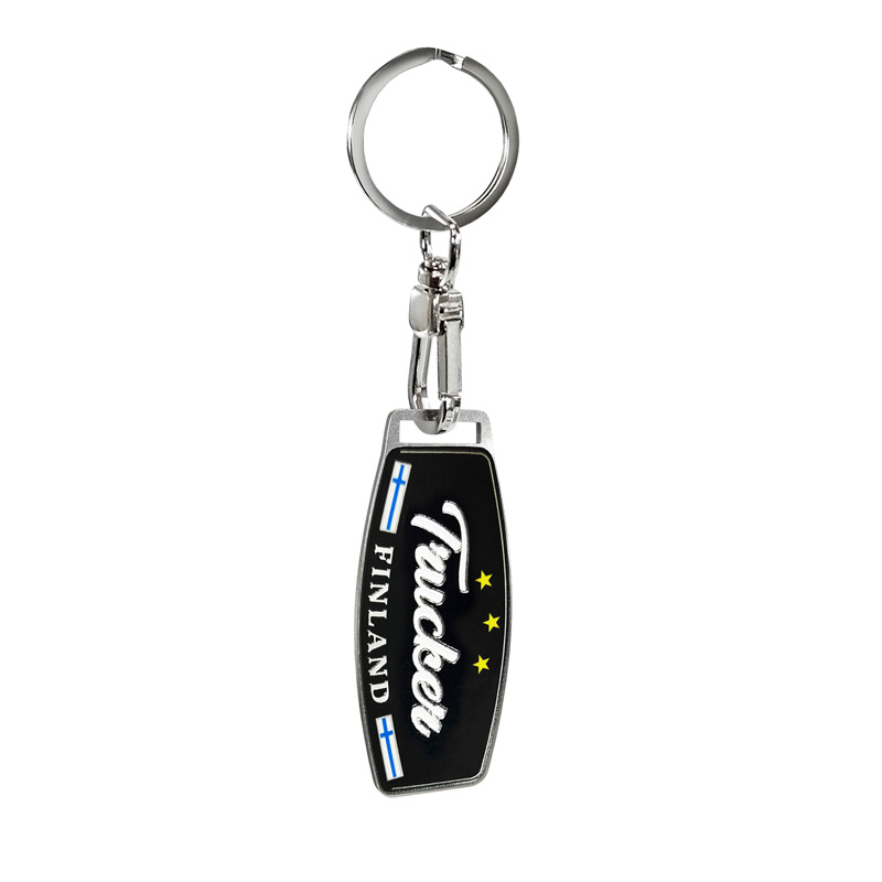 Stainless steel key chain - Trucker/Finland