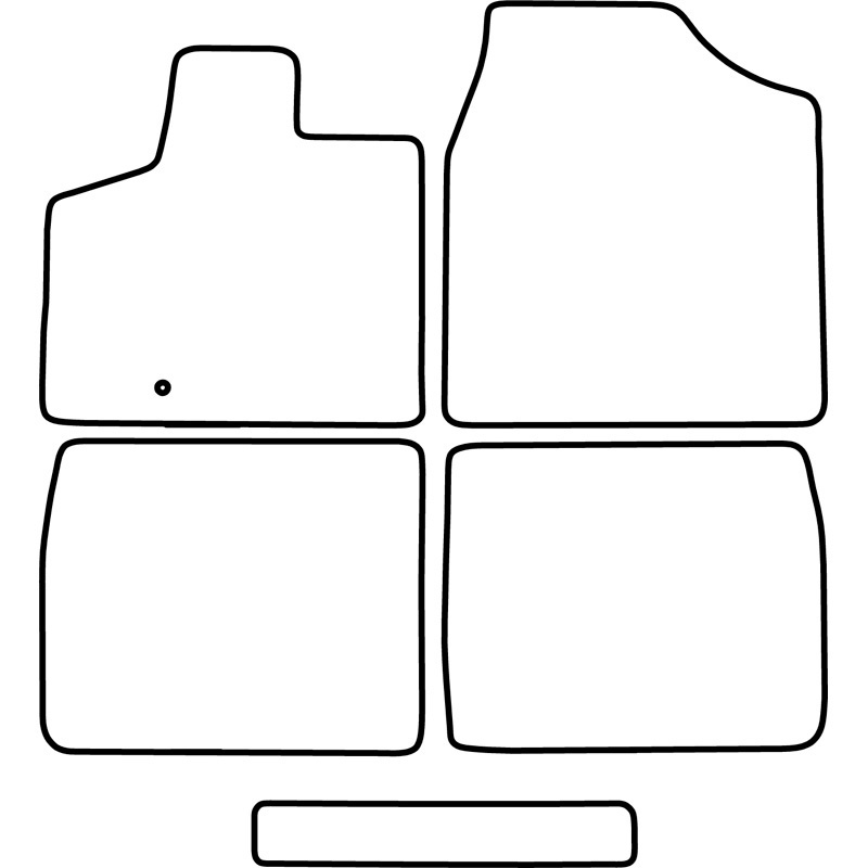 Set velour car mats  Chrysler Grand Voyager 2009-
