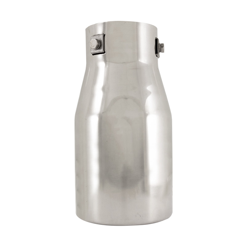 Simoni Racing Exhaust Tip Round Inox - Ø103xL200mm - Installation ->72mm