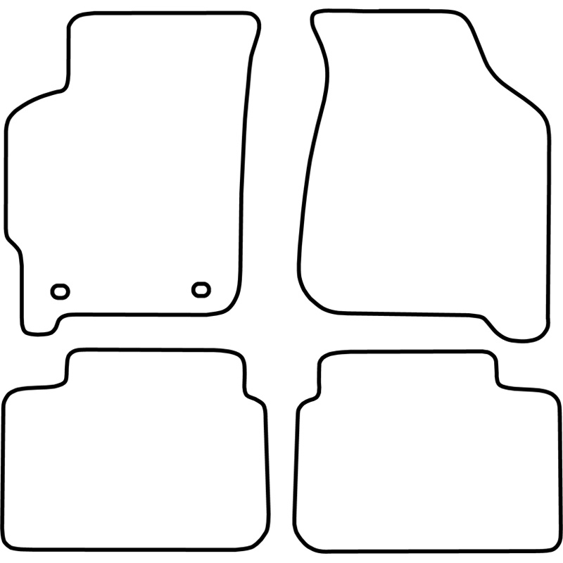 Set car mats  Kia Carens 2000-2002