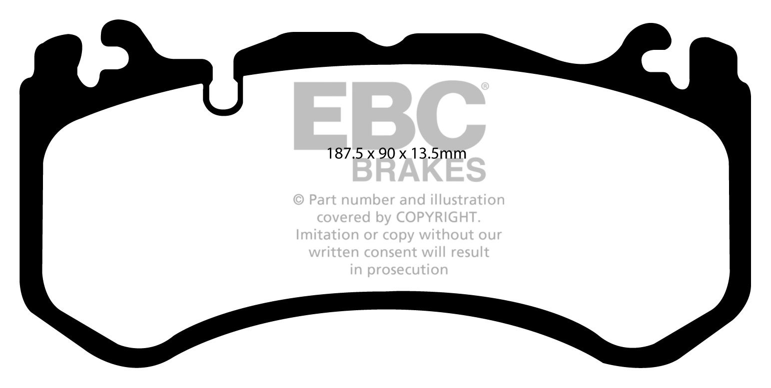 EBC Brakes MERCEDES E-Class (W211) E63 AMG 2006-2009 Remblokken