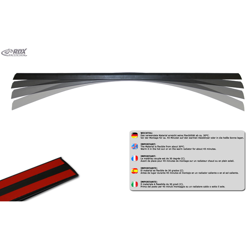 RDX Trunk spoiler lip  Ford Mustang Mach-E 2020- (ABS)