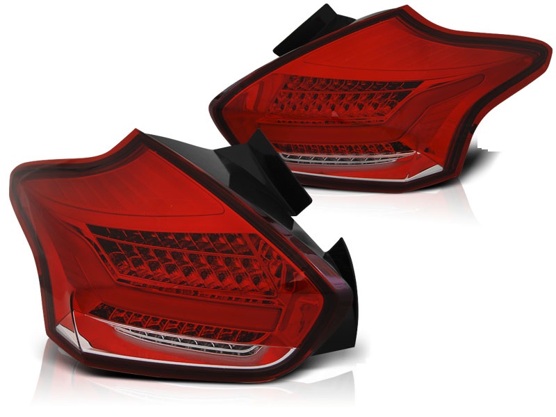 Ford Focus 14-18 LED Dynamic Red Tail Lights