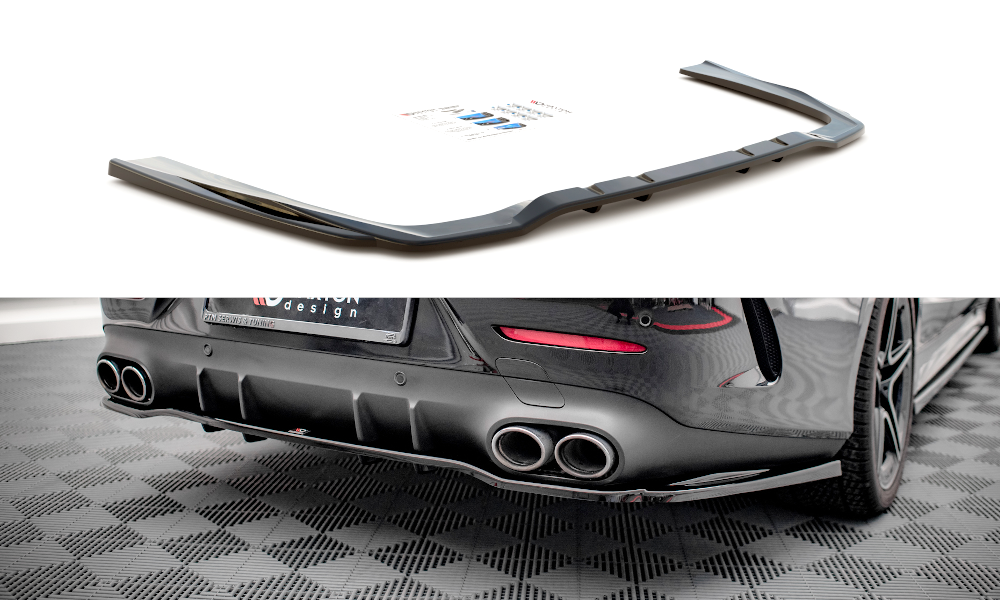 Diffuser passend voor Mercedes CLS 53 AMG C257 Maxton Glans Zwart