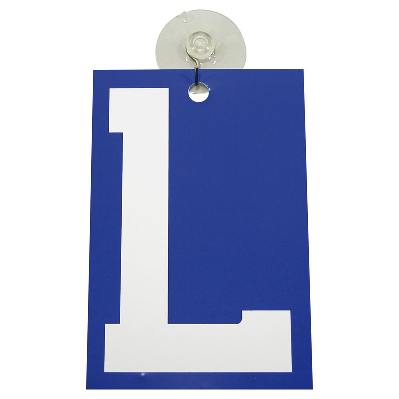 Carpoint Sign L with Suction Cup