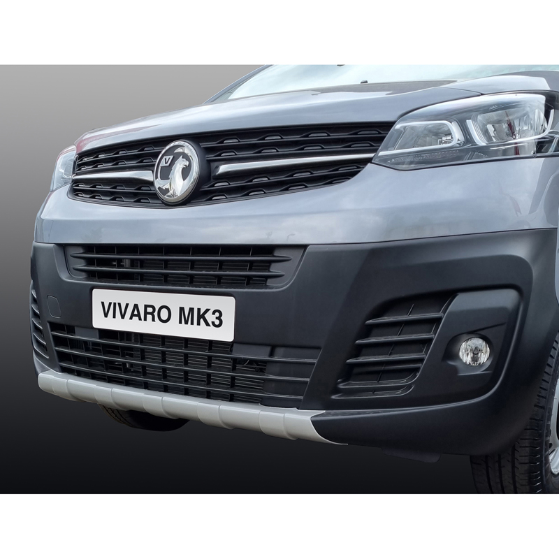 RGM Front spoiler 'Skid-Plate'  Citroën Jumpy/Peugeot Expert/Toyota Proace 2016-/Opel Vivaro 2019-/Fiat Scudo 2022- Silver (ABS)