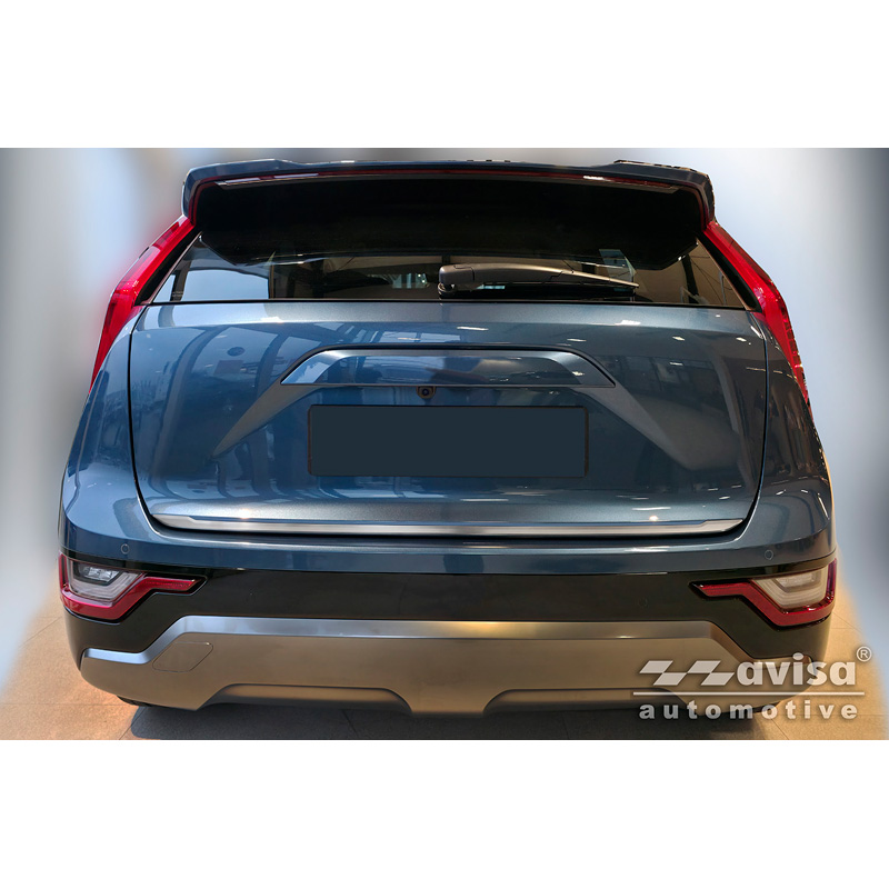 Avisa Brushed Stainless Steel Trunk Tailgate Trim Cover  Kia Niro II 2022-