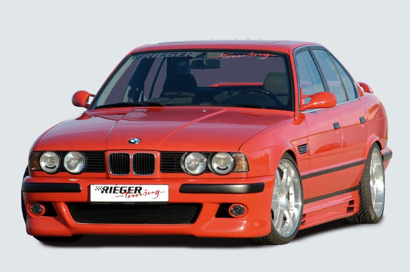Sideskirts BMW E34 with 2 schacht and 2 uitsnedes Rieger