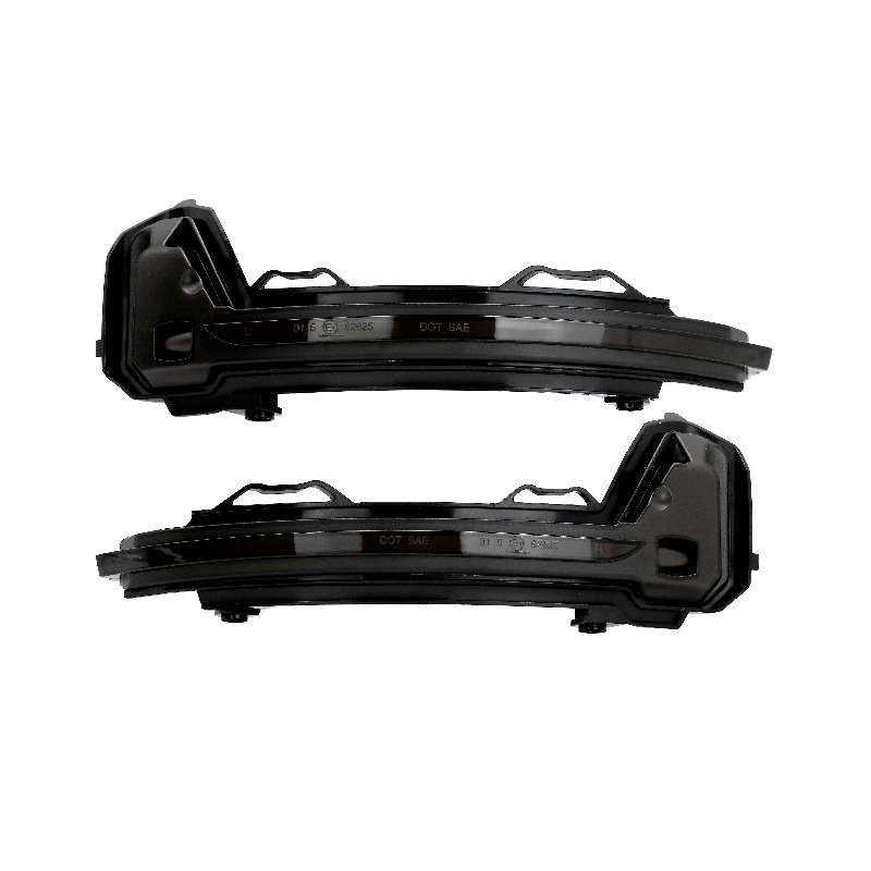 Set LED Side-Mirror Indicators  Volkswagen Tiguan II 2016- & Tiguan Allspace 2017- - Smoke - incl. Dynamic Running Light