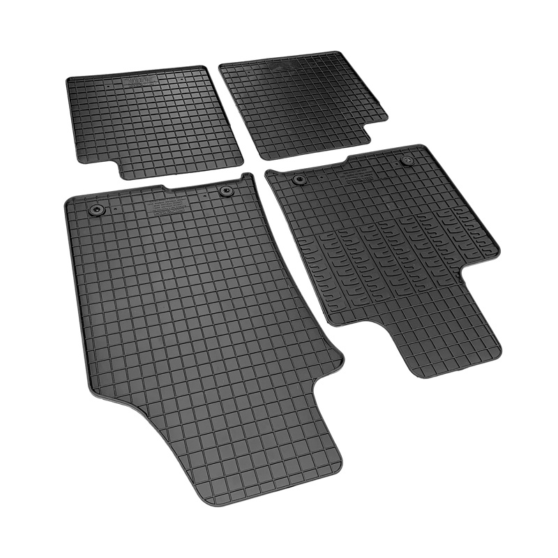 Rubber car mats set  Lancia Ypsilon Hybrid 2020- (4-pieces + fixing system)