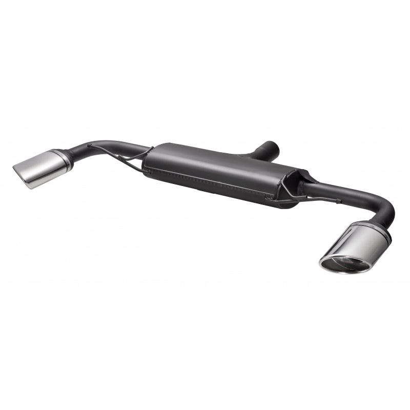 Double sport exhaust  Audi TT 8J 1.8 TFSI 118kW/2.0 TFSI 147kW 2007- 120x80mm
