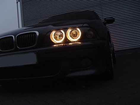 Headlights BMW E39 Angel Eyes for xenon