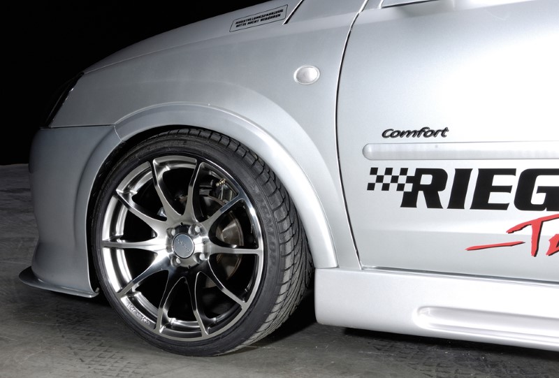 Sideskirts Opel Corsa C GTC Rieger with uitsnede