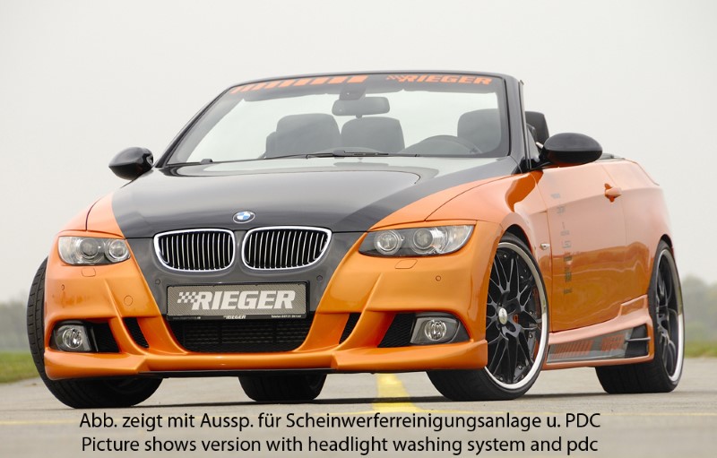 Frontbumper BMW E92 Coupe without pdc Rieger