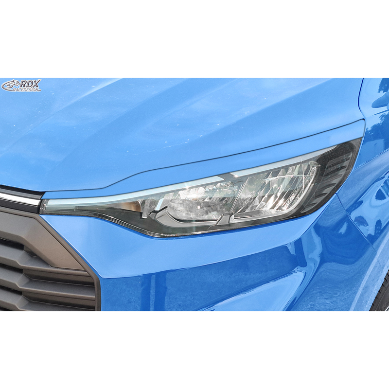 RDX Head light spoilers  Ford Transit Custom & Tourneo Custom (V710) 2023- (with Halogen) (ABS)