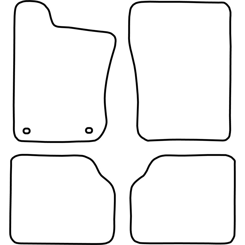 Set velour car mats  Citroen BX 1983-1994