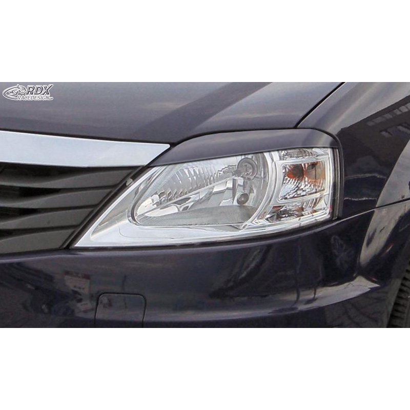 Head light spoilers  Dacia Logan 2008-2013 (ABS)